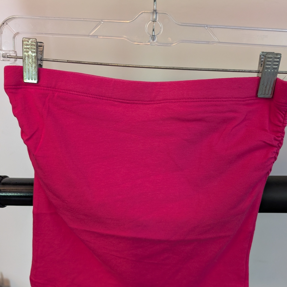 Pink Strapless Tube Top - Picture 2 of 2